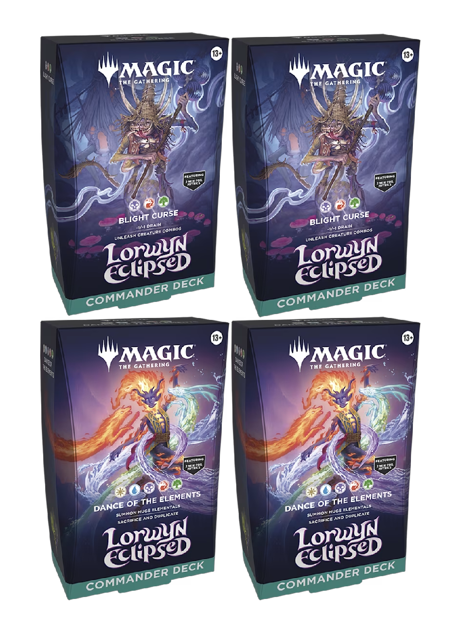 Magic: The Gathering - Lorwyn Eclipsed Commander Deck (4 Count)