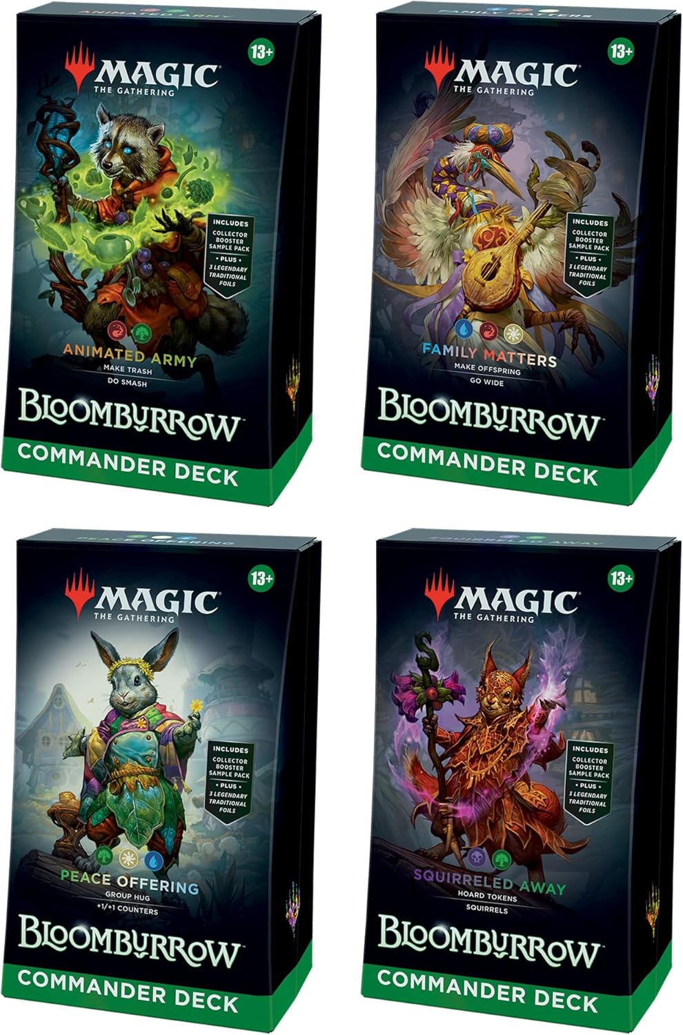 Magic: The Gathering - Bloomburrow Commander Deck (4 Count)