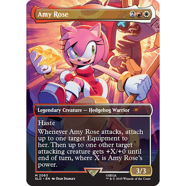 Magic: The Gathering - WPN Exclusive Non Foil Secret Lair - Sonic The Hedgehog: Friends & Foes